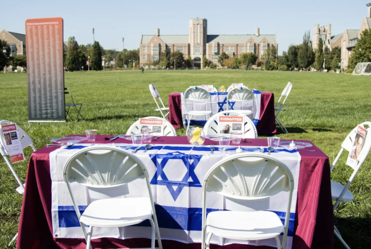 Students commemorate hostages two years after Oct. 7